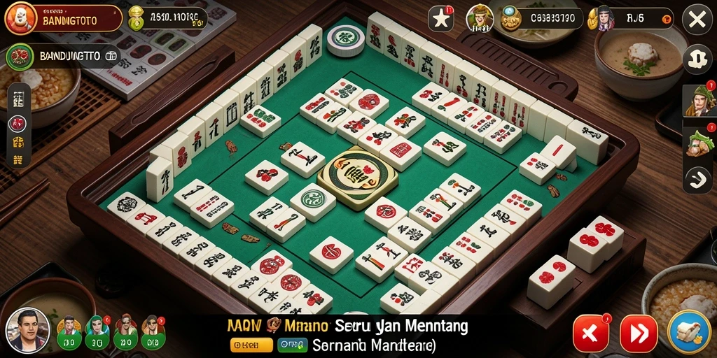 Gambaran gameplay seru permainan Mahjong BANDUNGTOTO.