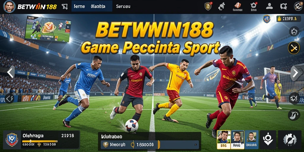 Tampilan gameplay seru dari BETWIN188 yang menampilkan pertandingan olahraga.