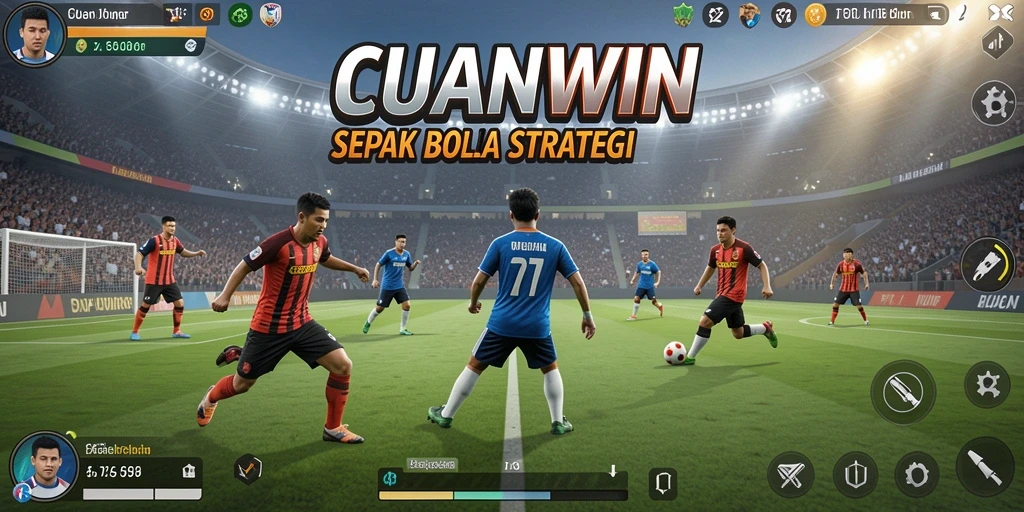 Tampilan grafis yang memukau dalam CUANWIN saat pertandingan berlangsung.