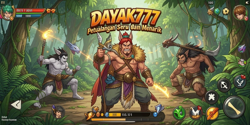Screenshot DAYAK777 menampilkan aksi seru gameplay Anime yang menakjubkan.
