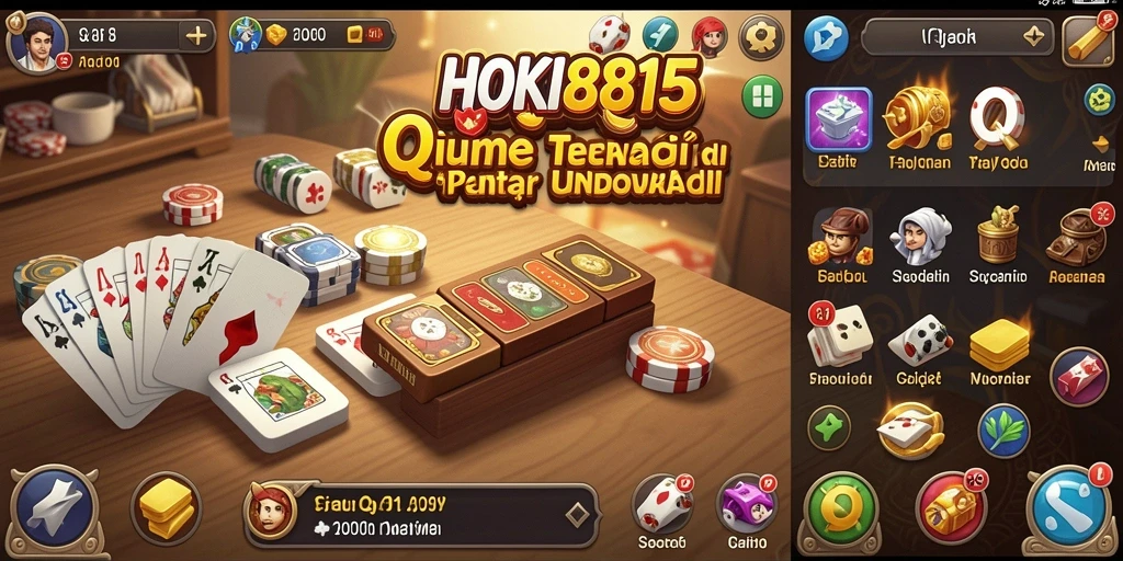 Gameplay seru HOKI8815 saat bermain QiuQiu.