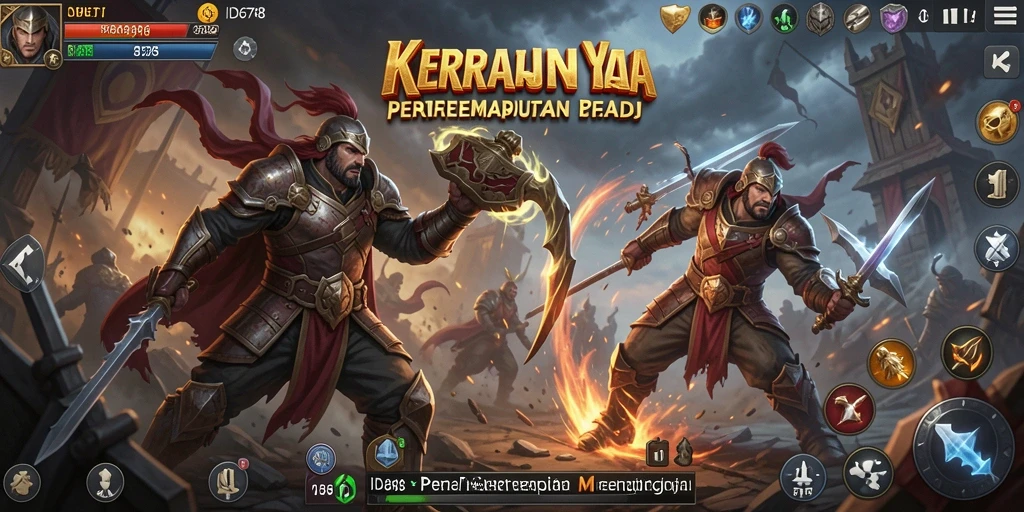 Tangkapan layar ID6788 menampilkan aksi intens dalam permainan Tower Defense.