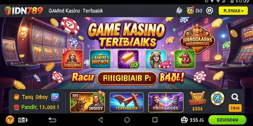 Menampilkan gameplay menarik dari IDN789 saat bermain Kasino.