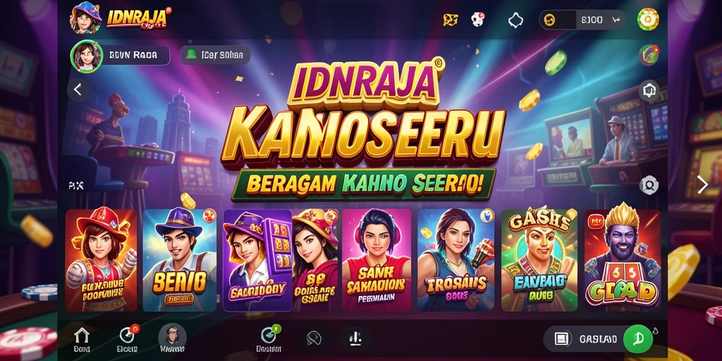 Tampilan menarik dari gameplay Kasino IDNRAJA yang menghibur.