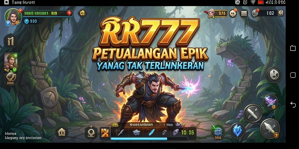Gameplay menarik dari RR777 dengan grafik memukau dan tantangan seru.