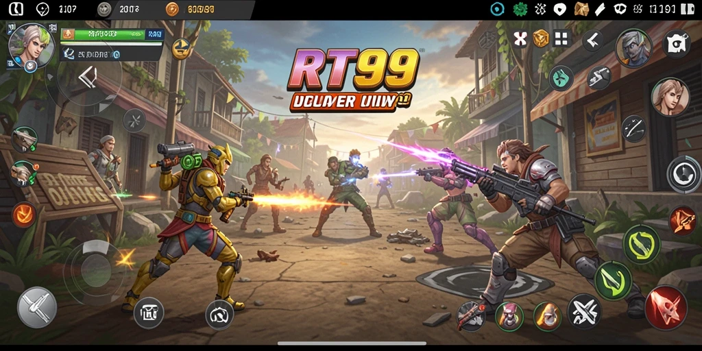Tampilan utama RT99 dengan fitur Utility yang lengkap.