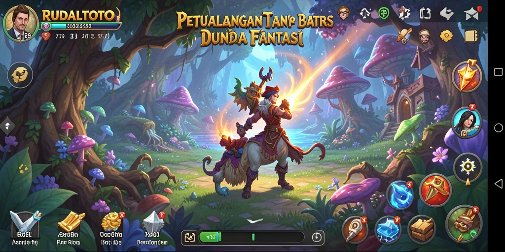 Tampilan menawan dari gameplay petualangan RUDALTOTO yang mengesankan.