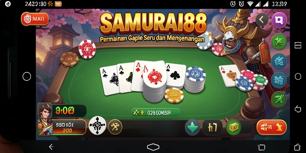 Tampilan gameplay seru dalam SAMURAI88 yang mengasyikkan.