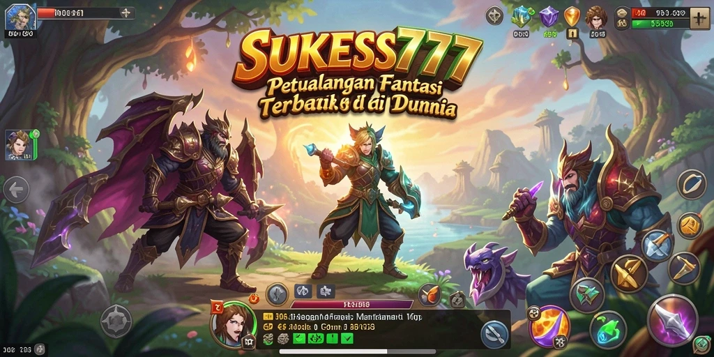 Tampilan permainan <strong>SUKSES777</strong> menampilkan aksi seru dalam dunia RPG.